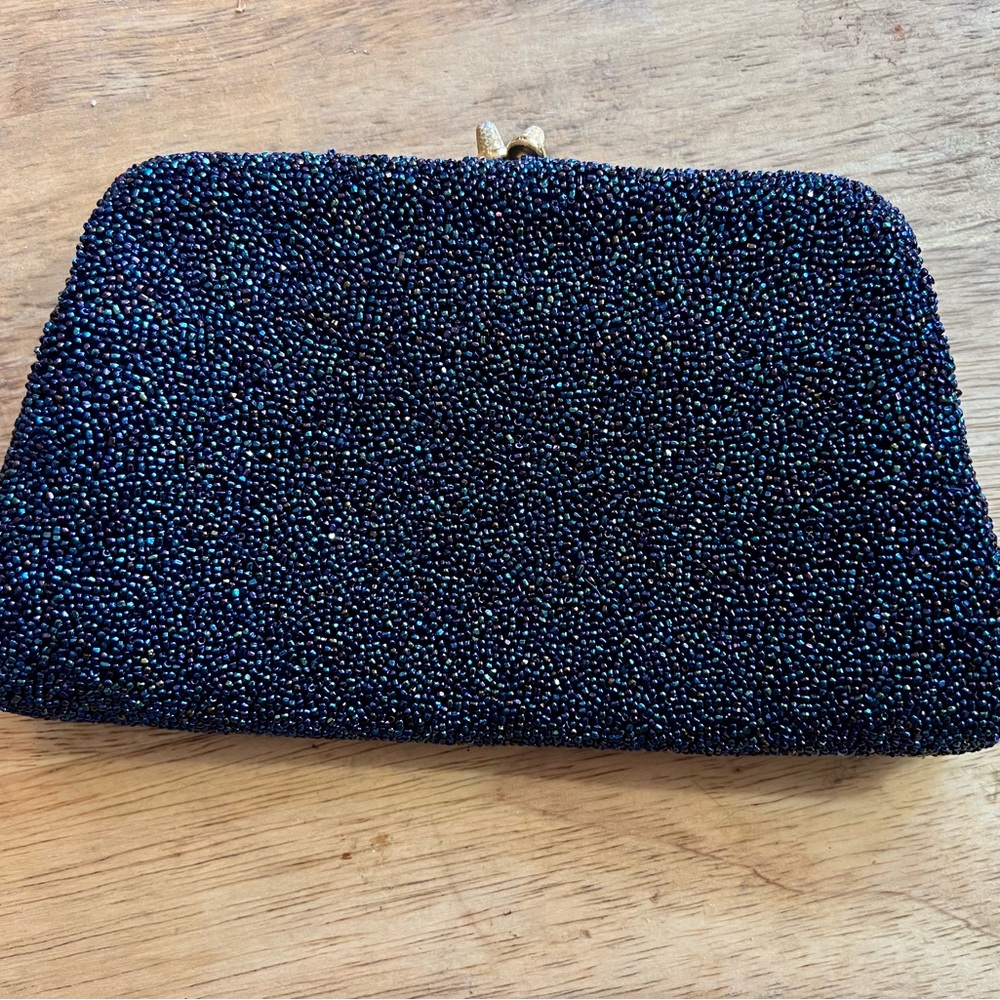 Vintage Gucci Beaded Purse 👛 Clutch with Acorn Clasp